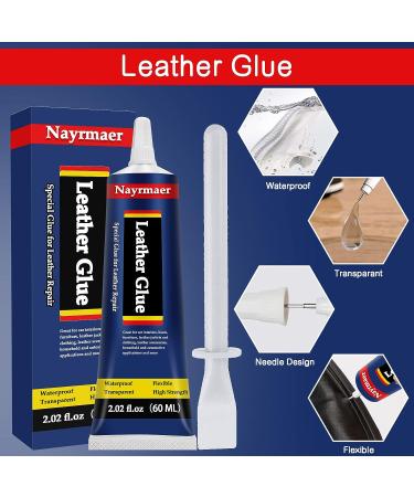 Nayrmaer Leather & Fabric Glue | Permanent, Clear & Washable | Ideal for Bonding Leather, Fabric & Substrates | 1 Pack - Buy Online on GoSupps.com