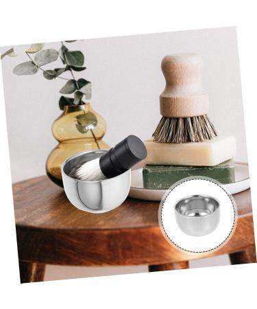 Lurrose Beard Brush & Shaving Bowl Cup | Premium Soap Shell Shaving Accessories for a Perfect Shave - Buy Online on GoSupps.com