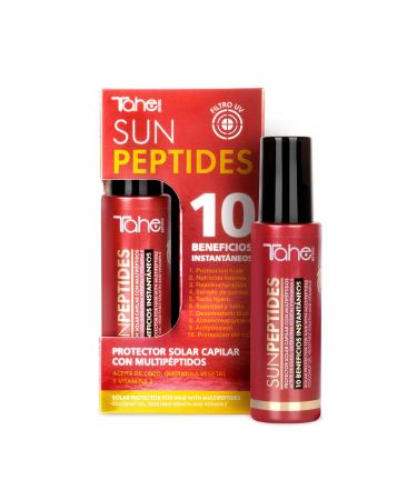 Tahe Botanic Solar Hair Sunscreen with Multi-peptides, Coconut Oil, Vegetable Keratin and Vitamin E Sun Peptides, 100 ml