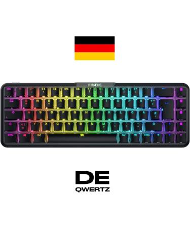 Fnatic Gear Streak65 | Compact Mechanical Gaming Keyboard | LED RGB Backlight | Speed Silver Switch | 65% Layout | DE QWERTZ - Buy Online on GoSupps.com