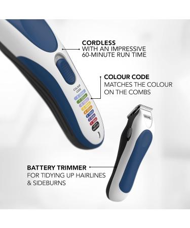 Wahl Colour Pro Cordless Combi Kit - Men's Hair Clippers with Beard Trimmer - Grooming Kit - Buy Online on GoSupps.com