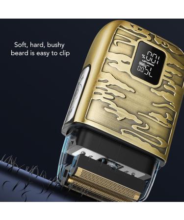 Hair Clippers for Men&Women Electric Hair Trimmer Retro Portable Efficient Dual Head Cordless Beard Trimmer for Home Travel - Buy Online on GoSupps.com