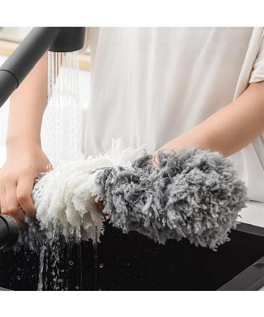 Set Duster Adjustable Bending Telescopic Duster with Stainless Steel Pole Ceiling Web Crevice Corner Household Dusting Cleaner Handle Dusters Brushes - Buy Online on GoSupps.com