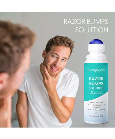 Evagloss Razor Bumps Solution - After-Shave Repair Serum for Ingrown Hairs & Dark Spot Correction | Skin Lightening Roll-On for Men & Women (100g) - Buy Online on GoSupps.com
