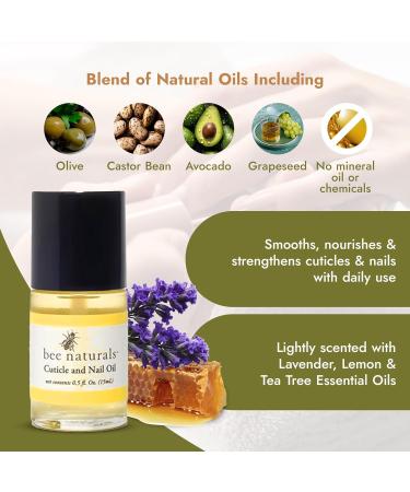 Shop Bee Naturals Nail & Cuticle Care Kit - Vitamin E Oil for Repair & Revitalization | Dryness Splitting & Hangnails Relief - Lavender Lemon Tea Tree Scents - Cruelty-Free & International Shipping - Buy Online on GoSupps.com