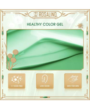 ROSALIND UV Nail Polish Set 10 Colours Shellac Nail Polish Gel Nail Polish Set Colour Gel for Gel Nails UV LED Soak Off Nail Gel Polish 6 ml Valentine's Day 02 - Buy Online on GoSupps.com