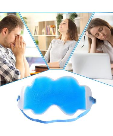 Gel Eye | Reusable Gel Eye - Transparent TPU Sleeping Aid Equipment for Home Business Business Trip Travel Car Blue - Buy Online on GoSupps.com