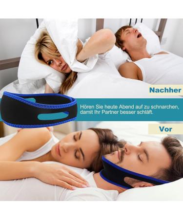 Borisca Anti-Snoring Chin Strap - 2 Adjustable Straps & 2 Snoring Stoppers | Reduce Snoring & Improve Sleep - Buy Online on GoSupps.com