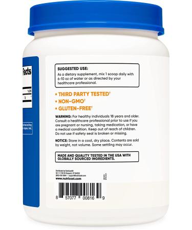 Nutricost D-Aspartic Acid (DAA) Powder 500G - Powerful DAA Supplement - Buy Online on GoSupps.com