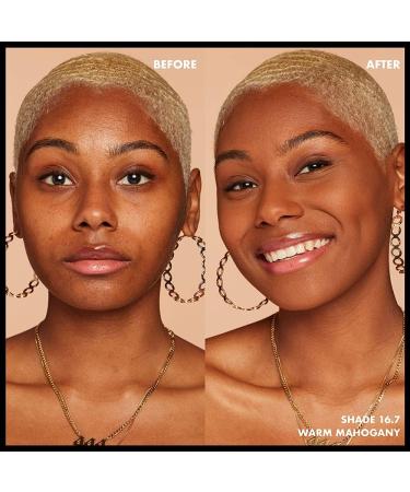 NYX Can't Stop Won't Stop Full Coverage Foundation - Warm Mahogany 16.7, Vegan, Waterproof, Matte Finish - Buy Online on GoSupps.com