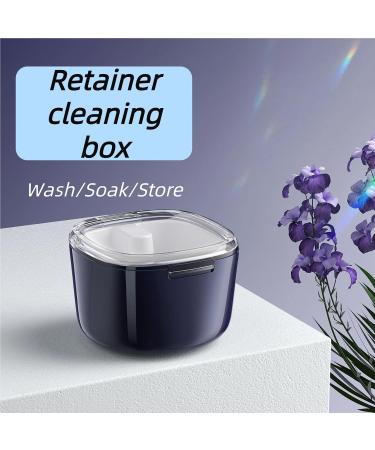 Denture Storage Box - Portable Immersion Box for Elderly Retainer & Invisible Braces Cleaning - Green - Buy Online on GoSupps.com