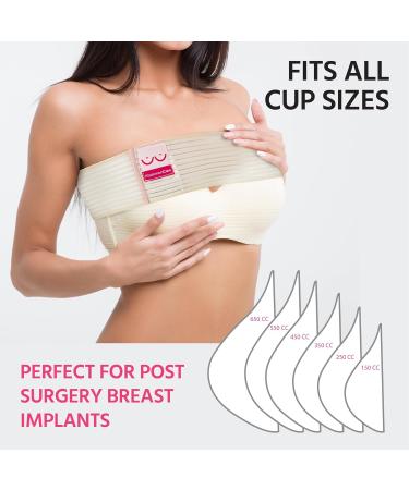 Breast Implant Stabilizer Band | Post-Surgery Compression Wrap for Women | Augmentation & Reduction Recovery Supplies | One Size - Buy Online on GoSupps.com