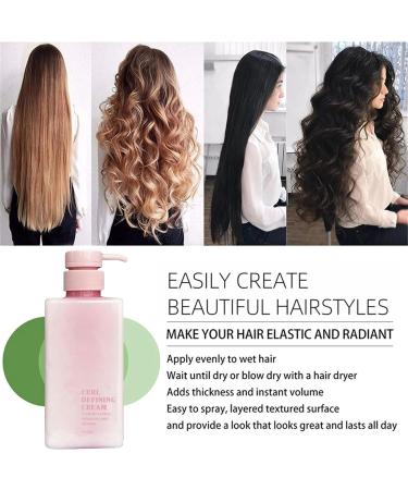 Hairhalo Curl Defining Cream Curl Defining Cream Lockencreme F r Lockiges Haar Anti-Frizz Feuchtigkeitsspendend Gl ttend F r Lockiges Und Welliges Haar (3 bottles) - Buy Online on GoSupps.com