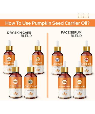 Crysalis Pumpkin Seed (Cucurbita) Oil |100% Pure & Natural Undiluted Essential Oil Organic Standard| Boost Hair Care for Eyelashes Eyebrows & Hair. |Aromatherapy Oil| 50Ml with Dropper Pumpkin Seed 50 ml (Pack of 1) - Buy Online on GoSupps.com