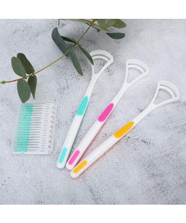 Verdant Touch Coated Tongue Scraps Interdental Brush Set - 6-Pack Oral Care Kit for Deep Cleaning Tooth Stains - Buy Online on GoSupps.com