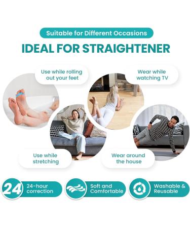 Toe Spacers & Separators - 8-Pack Bunion Corrector for Ideal Toe Alignment | Gel Toe Separators for Men & Women | Perfect Gift (Blue) - Sizes L: Women s 11+ Men s 10+  - Buy Online on GoSupps.com