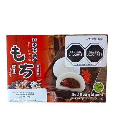 Royal Family Japanese Rice Cake Mochi Daifuku (Red Bean) 7.4 Ounce - Buy Online on GoSupps.com