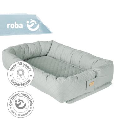 Buy Roba Babylounge 3 in 1 - Frosty Green Changing Mat & Bed Snake | International Shipping Available - Buy Online on GoSupps.com
