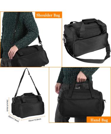 Buy Portable Hairdressing Bag - Large Capacity Tool Bag with Shoulder Strap for Hair Stylists - Anggrek Black Hairdresser Case - Buy Online on GoSupps.com