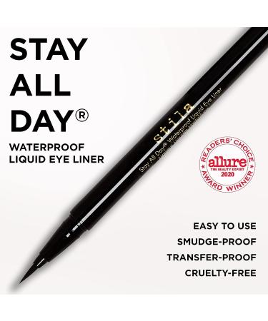 stila Stay All Day Waterproof Liquid Eye Liner in Original Snow - Long Lasting Formula - Buy Online on GoSupps.com