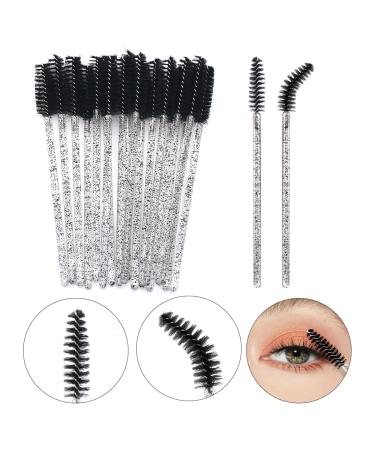 20 Pieces Glitter Paper Eyelash Packaging Boxes with Mascara Wands - Wholesale Lash Storage Case in Black - Buy Online on GoSupps.com