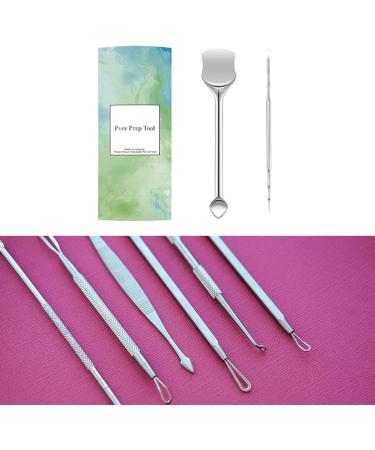 MERIGLARE Pore Prep Tool Blackhead Extractions Tool Portable Professional Blackhead Removers Pimple Tool Kit for Blemish Women Men - Buy Online on GoSupps.com