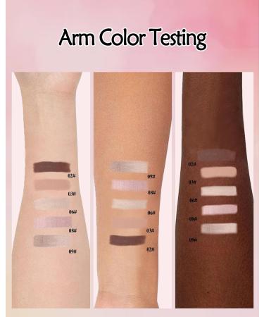  LYSdefeu Shimmer Creamy Eyeshadow Stick Long-Lasting Waterproof Easy Glide Twist-Up Eyeshadow Pencil - Buy Online on GoSupps.com