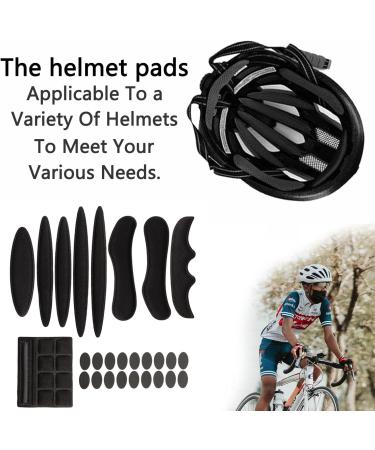 YXHZVON Universal Bicycle Helmet Pad - Replacement Foam & Velcro Sponge for Bikes & Motorcycles - Kids & Adults - Black - Buy Online on GoSupps.com