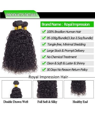 12A Brazilian Virgin Remy Kinky Curly Hair 3 Bundles 16 18 20 - 300g Unprocessed Human Hair Weave Natural Color - Curly Hair Bundle Set - Buy Online on GoSupps.com