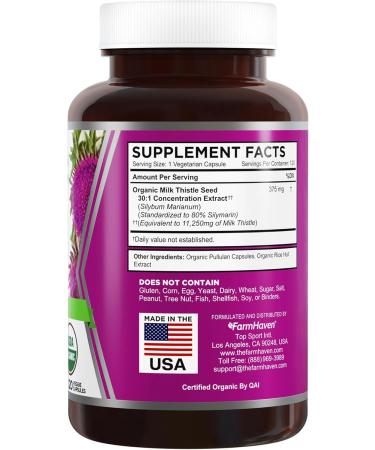 FarmHaven Apple Cider Vinegar Capsules with Ginger & Magnesium Glycinate & Malate Complex w/Vitamin D3 & Milk Thistle Capsules - Buy Online on GoSupps.com