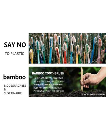 ECOPRO Kids Bamboo Toothbrush 10 Pack | Soft Bristles, Eco-Friendly Children's Toothbrushes - Buy Online on GoSupps.com