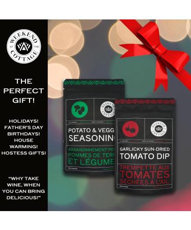 Essential Spice Blends - Potato & Veggie Seasoning and Garlicky Sun-dried Tomato Dip. Set of 2 - Buy Online on GoSupps.com