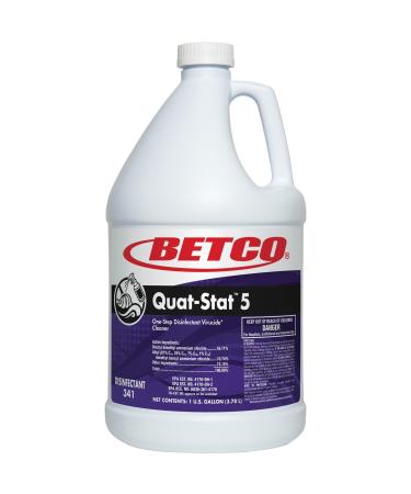Betco BET3410400 Quat-Stat 5 Disinfectant Gallon 1 Each Purple