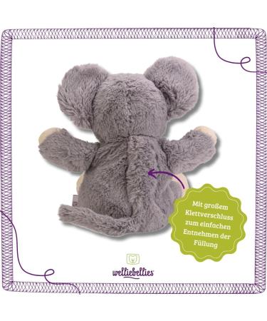 Welliebellies Cuddly Warming Pillows for Children | Soothing Herbal Fragrance & Comfort (Mouse) - International Shipping Available - Buy Online on GoSupps.com