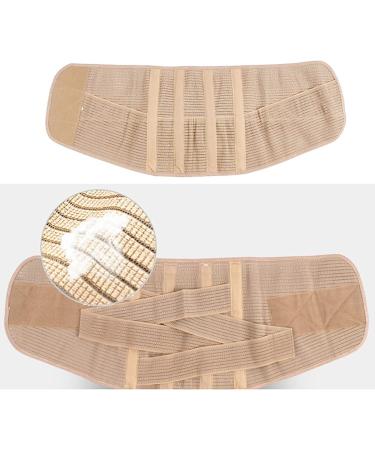 33 cm Back Band for Pain Relief | Scoliosis & Sciatica Support | Heavy Weightlifting & Posture Correction | XXXL Lumbar Spine Waist Support for Men & Women - Buy Online on GoSupps.com