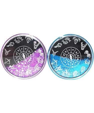 Lentil Storage Container & Cute Fashion Contact Lens Mini Box - Portable Travel Glitter Luxury Opaque Set (Blu Purple) - Buy Online on GoSupps.com