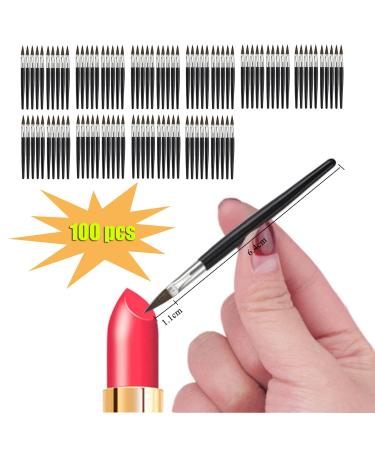 Disposable Makeup Brush Set - 100 Portable Roseflower Lip Concealer Eyeshadow & Eyeliner Brushes for Flawless Application - Ideal for Travel & Professional Use - Buy Online on GoSupps.com