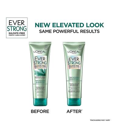 L'Oreal EverStrong Thickening Shampoo with Rosemary 8.5 oz | Strengthen & Volumize Hair - Buy Online on GoSupps.com