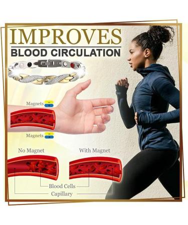 Buy Pipihome Magnetic Hard Tape & Elegant Magnetic Therapy Bracelets - Anti-Fatigue Slimming for Men & Women | Improve Blood Circulation & Lose Weight - Buy Online on GoSupps.com