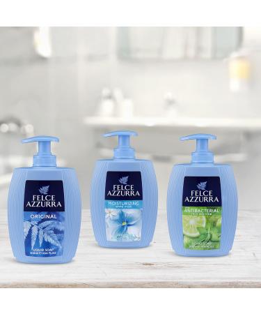 Felce Azzurra Liquid Soap White Musk - Fresh Citrus Fragrance - 2 Pack (300 ml each) - International Shipping Available - Buy Online on GoSupps.com