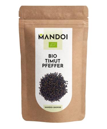 Mandoi Organic Timut Pepper whole 250g organically grown in Nepal fruity Sichuan pepper alternative 250.0 grams