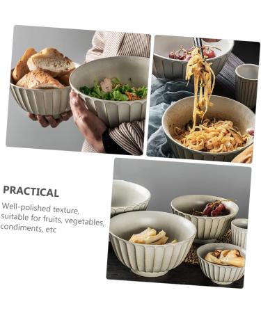 HOMSFOU 1pc Ramen Bowl Asian Ornament Container Cereal Bowls Candy Container Bowls Salad Serving Bowls Party Serving Bowls Porcelain Cereal Bowl Bowl Salad Bowl Ceramics Porcelain Bowl 20X6.3CM As Shown - Buy Online on GoSupps.com