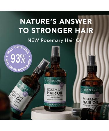 Tisserand Aromatherapy Natural Pure Rosemary Essential Oil Hair Oil Sunflower Oil Hair Care Oil 100% Natural Oil 100 ml - Buy Online on GoSupps.com