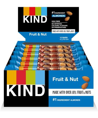 KIND Bars Gluten Free Snack Bars Fruit & Nut 12 Bars and Bars Gluten Free Snack Bars Maple Pecan Almond 12 Bars - Buy Online on GoSupps.com