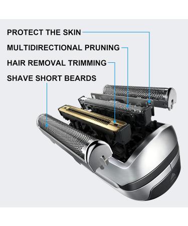 92B Electric Shaver Replacement Head for Series 9 Razors - Compatible with 9290cc 9291cc 9370cc 9293s 9385cc 9390cc 9330s 9296cc - International Shipping Available - Buy Online on GoSupps.com