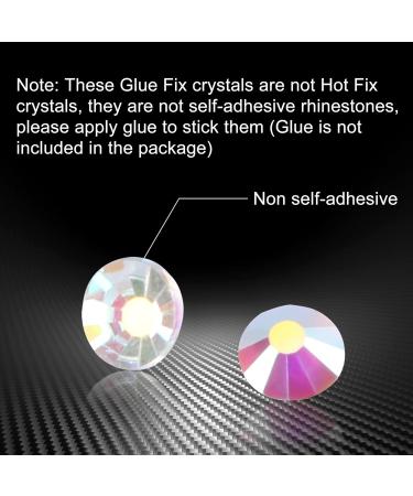 Jollin SS16 Transparent Rhinestones - 1440pcs Flat Back Glass for Crafting & DIY Projects - International Shipping Available - Buy Online on GoSupps.com