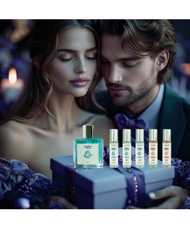 KtafaEDP Hypnosis 3.0/4.0 Cupid Perfume Luxury Set (1.7fl. oz.+5x 0.34 fl. oz.) Upgrade version Pheromone-Infused Cologne for Men - Pheromone Perfume for Men Fragrance - Real Pheromone Perfume