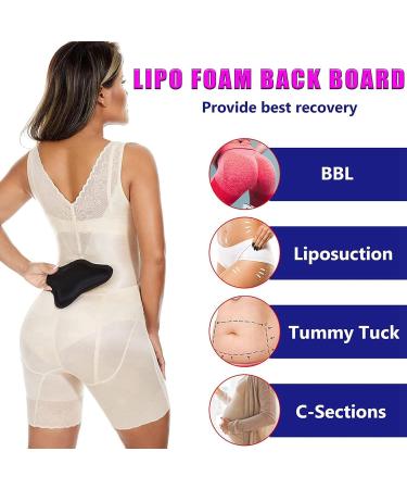 Viodmss 4X Lipo Foam Back Board BBL Lumbar Molder Back Compression Lipo Foam Board for BBL & Liposuction Post Surgery Recovery - Buy Online on GoSupps.com
