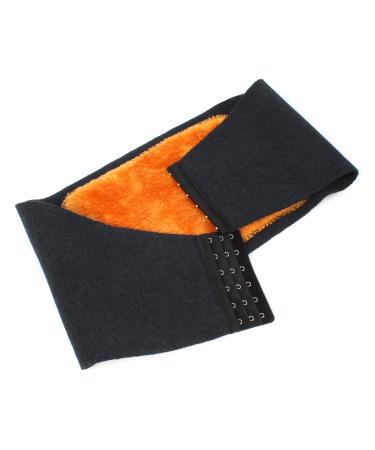 Buy Adjustable Winter Thermal Waist Warmer for Men & Women - Plush Lumbar Support Back Brace - Stomach Warming Protector in Black - Buy Online on GoSupps.com