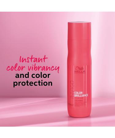 Wella Invigo Brilliance Shampoo for Fine/Normal Colored Hair 10.1 oz - Color Protection & Vibrancy - Buy Online on GoSupps.com